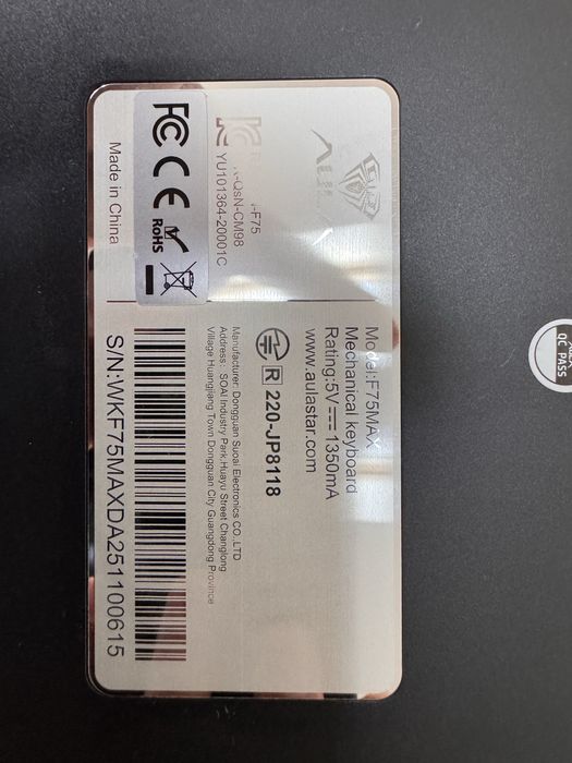 Механічна клавіатура Aula F75 Max(з дисплеєм)