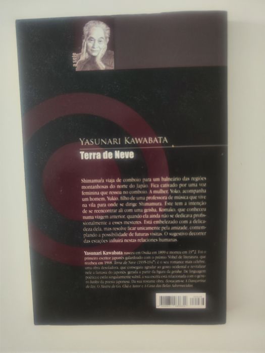 TERRA DE NEVE livro de Yasunari Kawabata