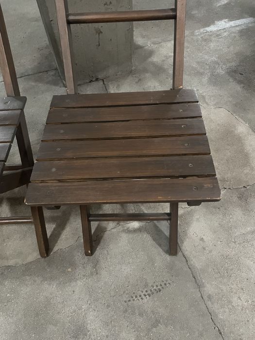 Cadeira madeira duas