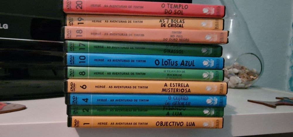 10 dvs colecao Timtim