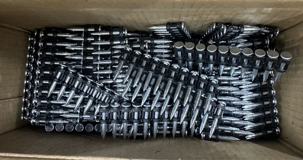 Гвозди усиленные для газовых и пневмопистолетов toua spit pulsa hilti
