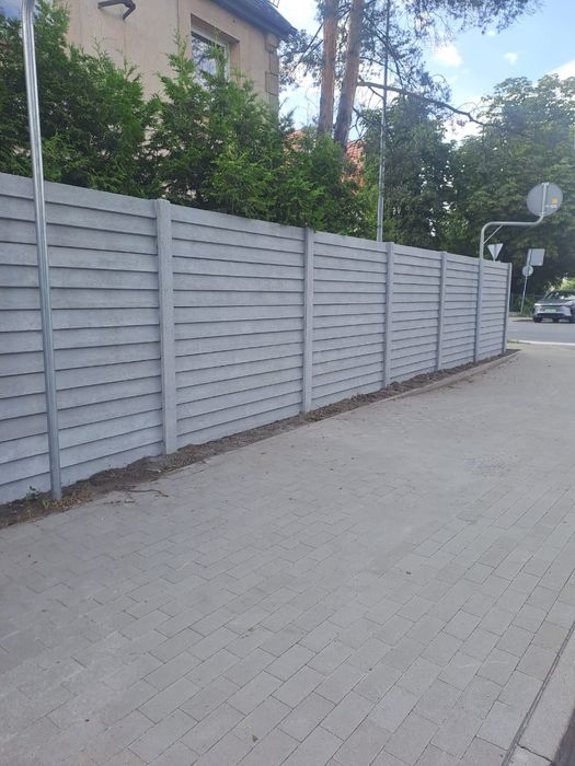 Ogrodzenia betonowe Płyty słupki