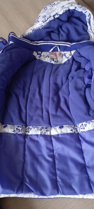 Теплющий зимовий костюм-трійка на дівчинку