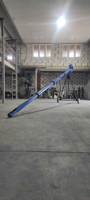 Шнековий навнтажувач, транспортер, погрузчик, конвейер 133*8*220