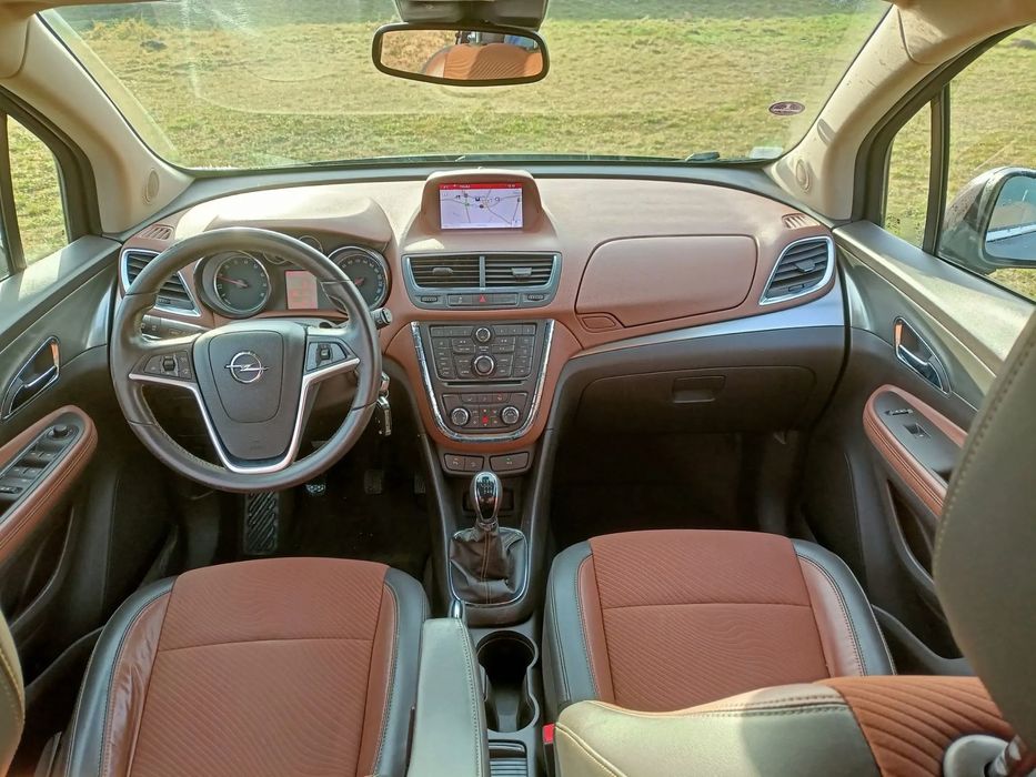 Opel Mokka 4x4,perła,brązowe środki, kamera, navi, alu18