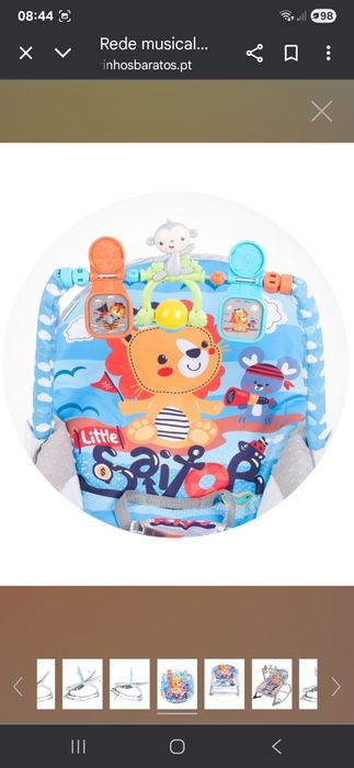 Cada Espreguiçadeira com brinquedo
