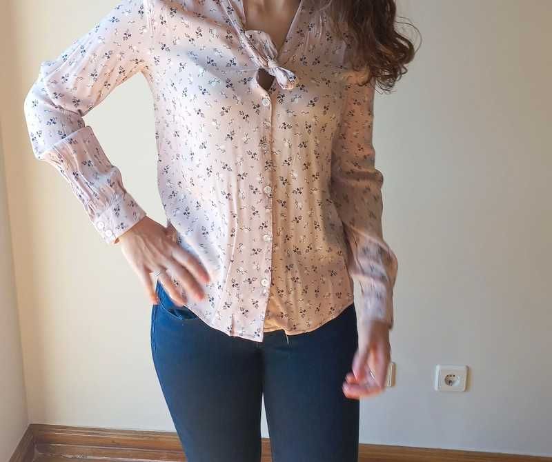 Camisa rosa Mango