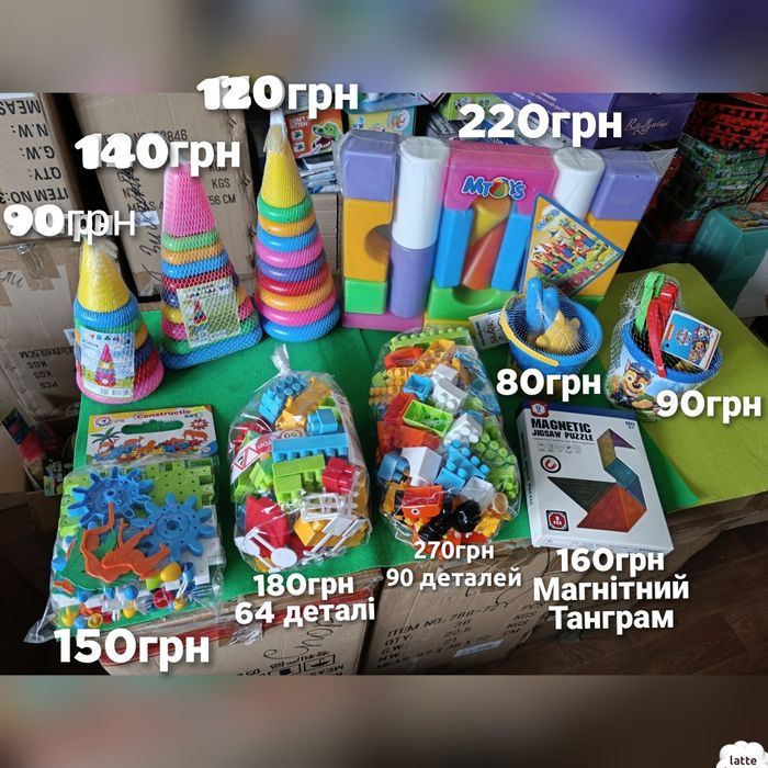 Пірамідка гвинтова спіральна пирамидка детская кубики конструктор пазл