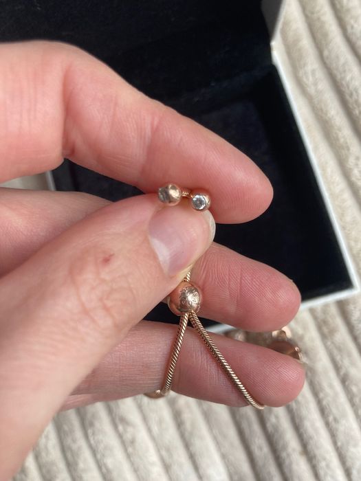 Bransoletka Pandora rose Gold charmsy 11 sztuk