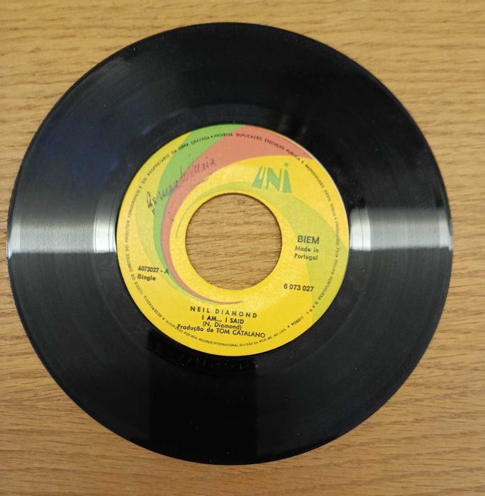 Disco vinil, single, Neil Diamond - I'am..I said