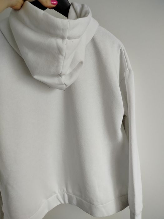 Biała bluza Reserved bez metki. Oversize