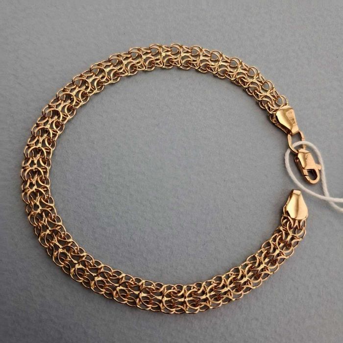 ‼ Золотой браслет 4,99 гр 18 см Золотий браслет Золото 585 проба