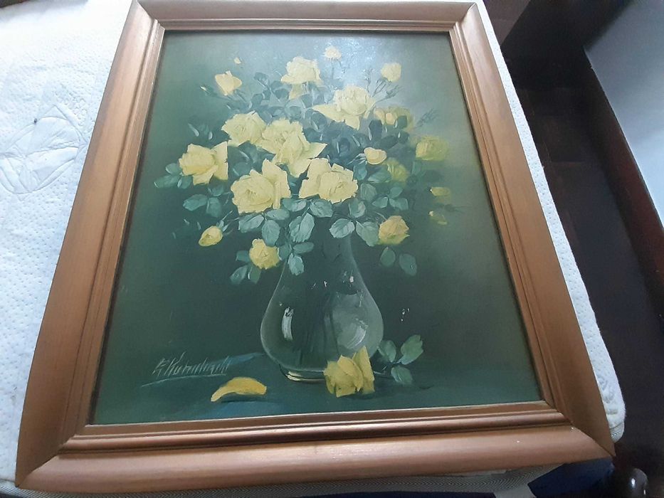 Quadro anos 50/60, excelente estado conservação