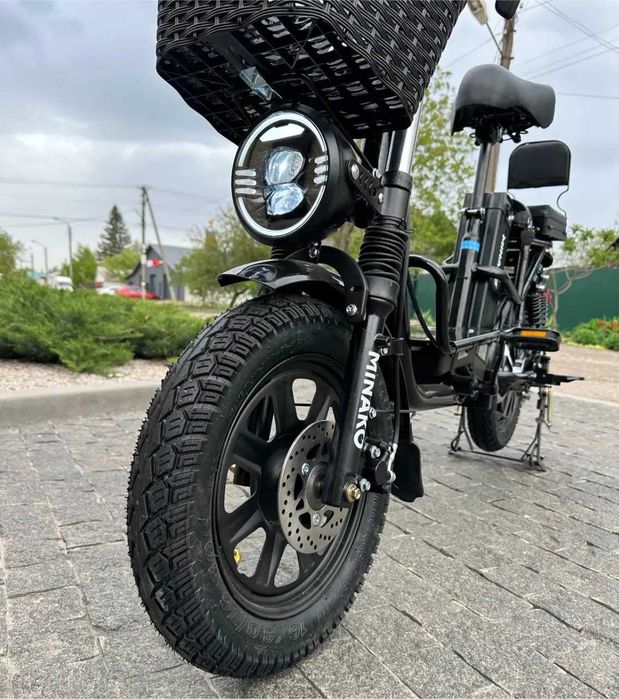 Електровелосипед Мінако V12 LUX 48V 16Ah 600W