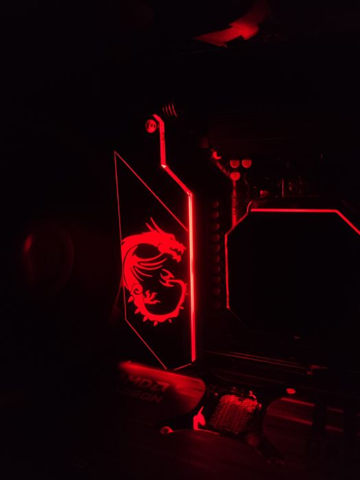 MSI nakładka ARGB do personalizacji  na radiator płyty głównej sekcji zasilania