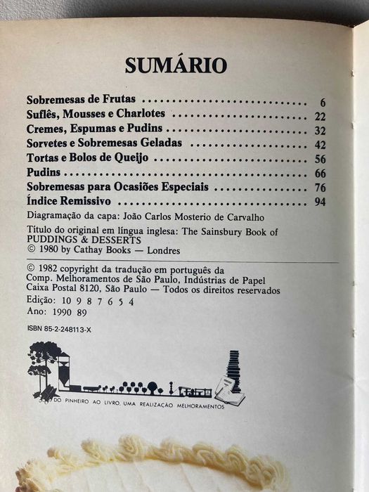 Receitas de Doces e Sobremesas, de Carole Handslip