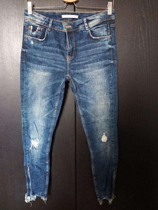 2 Calças Ganga Salsa e Zara Mulher