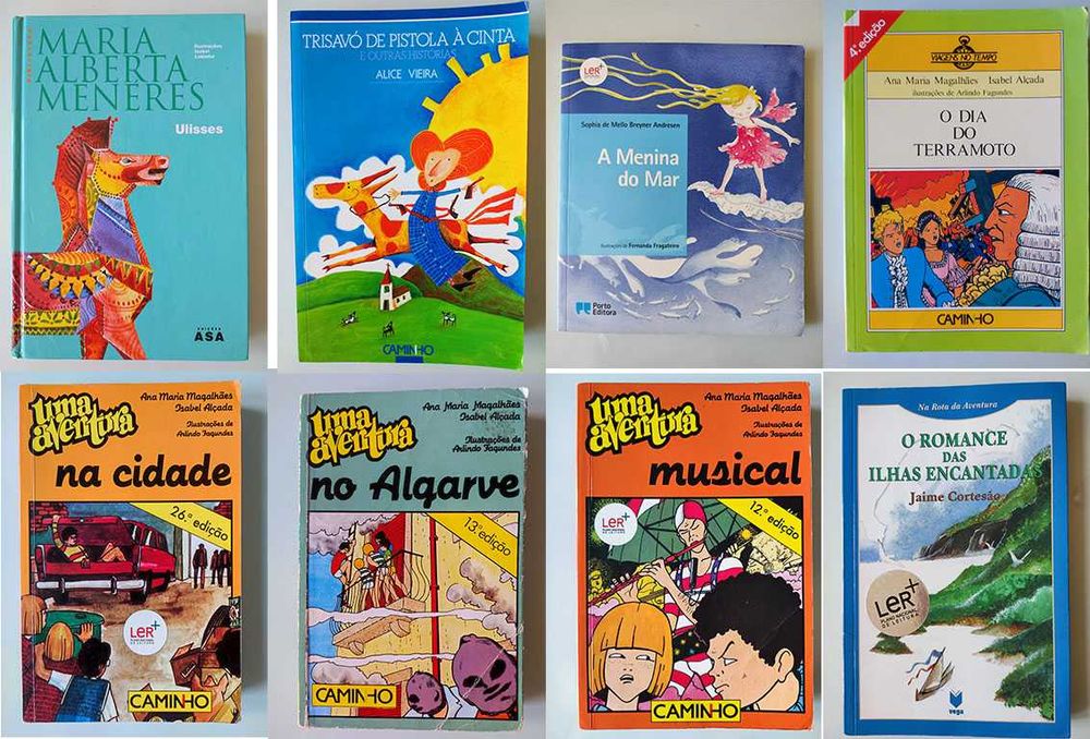 Livros Plano Nacional de Leitura 5ªano ao 8ª ano entre 2.00€ e 3.00€