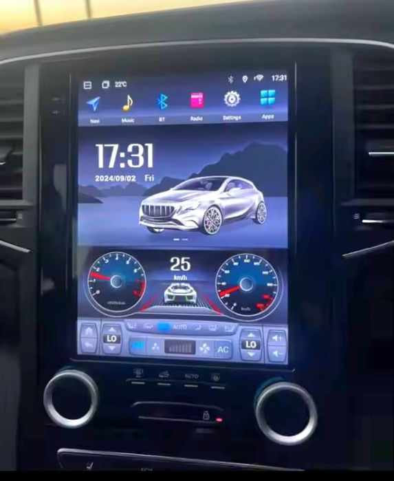 Rádio Renault Megane 4 Android 14 com GPS (Novo)