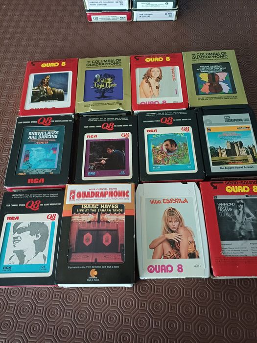 Cartuchos de música Q8 (Q8 cartridge tape), de Elvis a Chopin