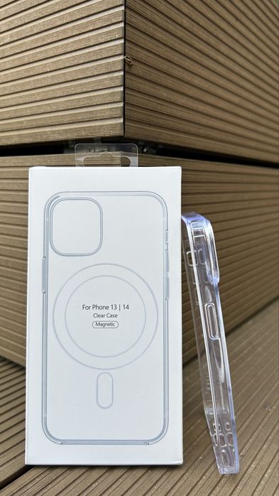Silikonowe Przezroczyste Etui z magnesami do Iphone’a 13/14