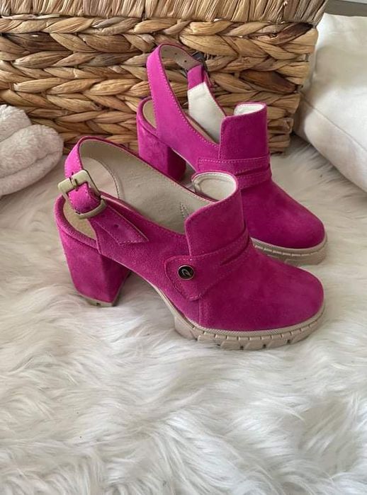 Eleganckie botki wiosenno letnie kolory naturalna skóra