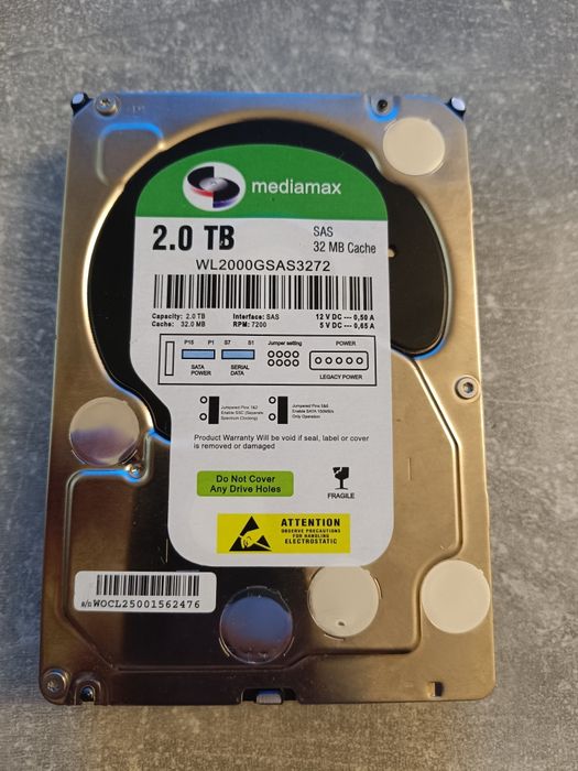 Диск 2 TB SAS DISK (не SATA)