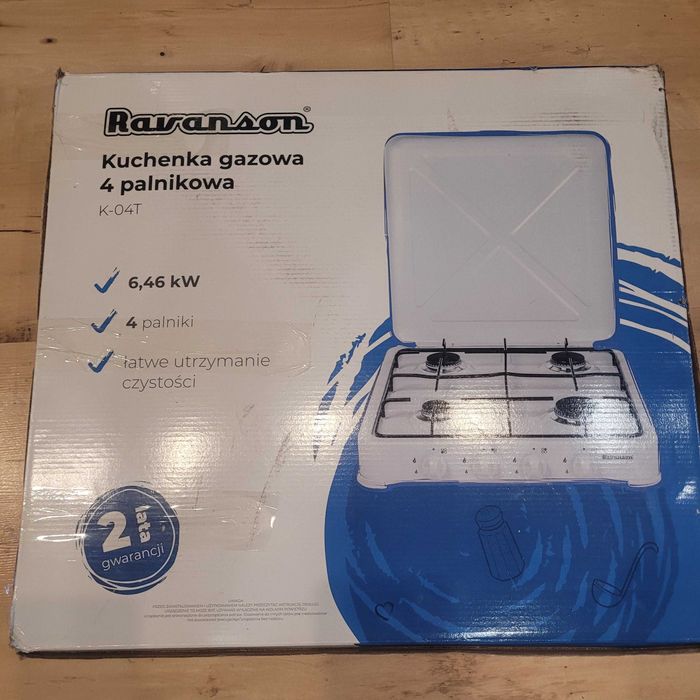 Kuchenka gazowa Ravanson 4 palnikowa