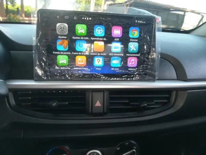 Rádio Android CarPlay Kia Picanto 3 de 2015-20 CarPlay GPS 2/32GB NOVO
