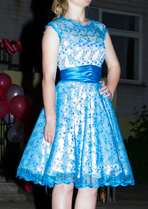 Платье в стиле 60-х. Выпускное платье