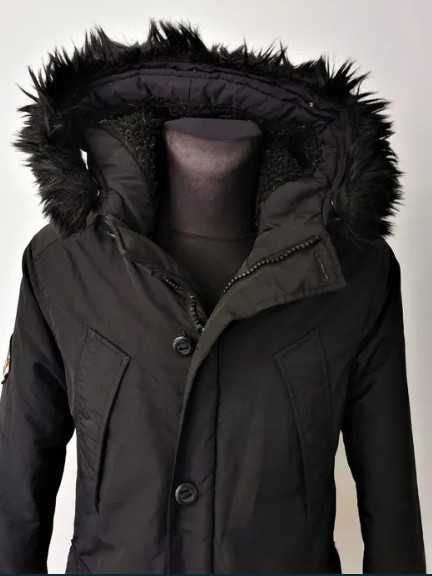 SUPERDRY MOUNTAIN EVEREST - Męska Kurtka Parka Zimowa M jak Nowa