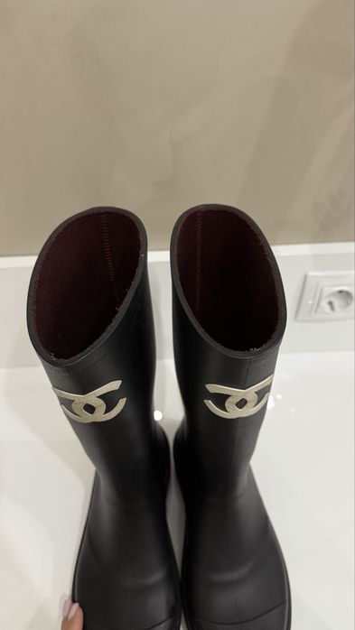 Kalosze chanel 38 -38,5 rozmiar