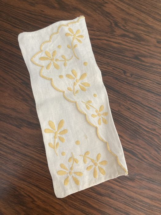 Bolsa antiga para guardanapo