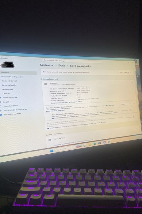 Monitor samsung 75 hz