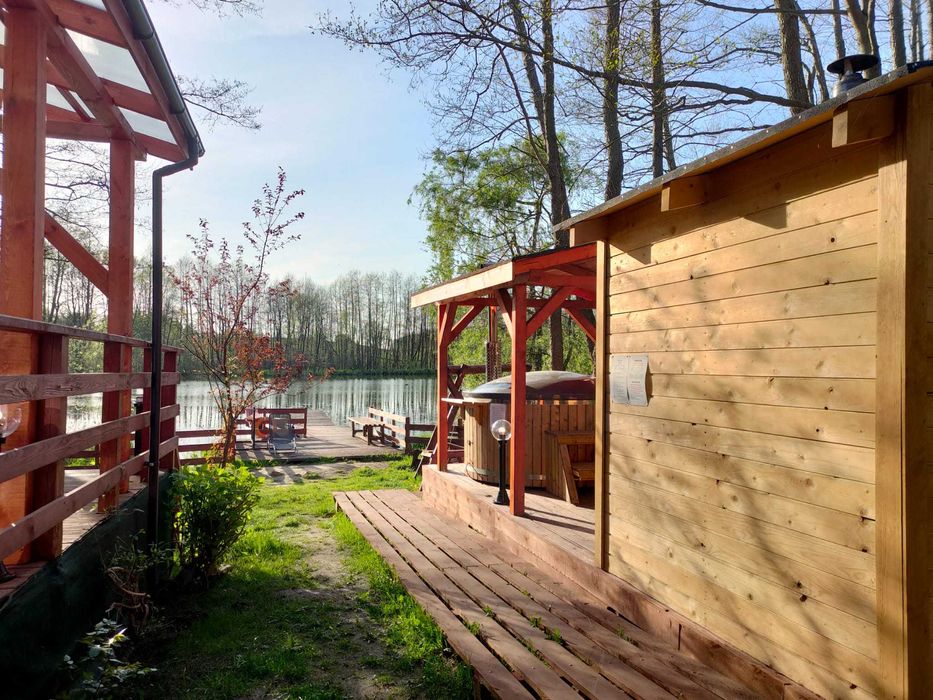 Leśny staw 1! Domek ze SPA! Sauna i balia na wyłączność!