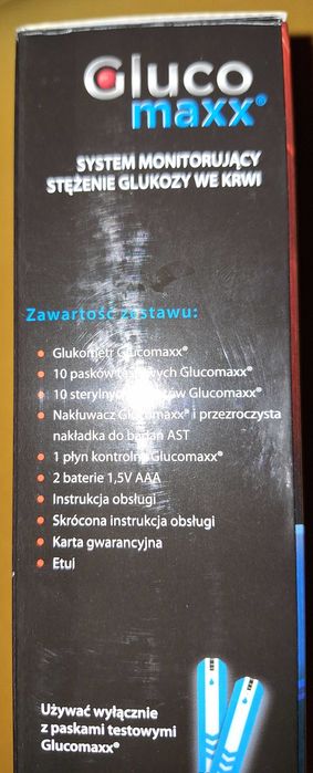 Glukometr Gluco maxc nowy