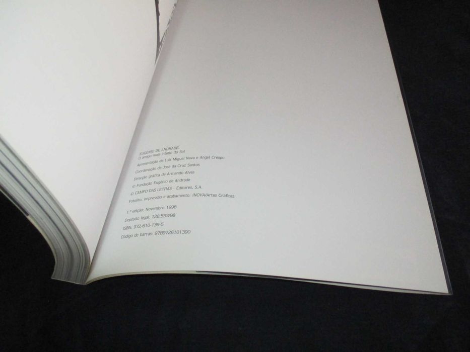 Livro Eugénio de Andrade O Amigo mais Íntimo do Sol