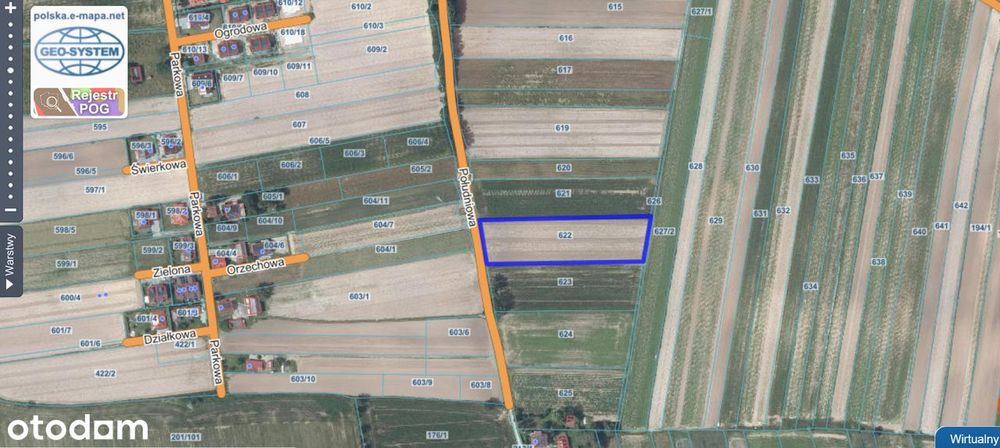 Działka zagrodowo - rolna Kocmyrzów-Luborzyca