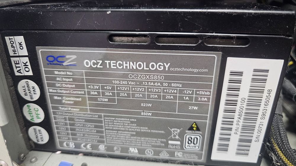 Komputer z uszkodzona karta graficzna