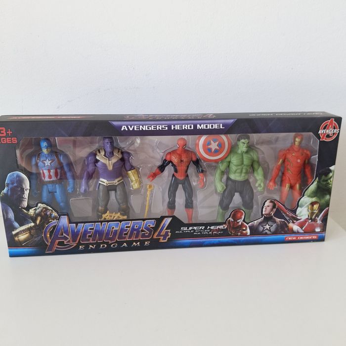Figurki postacie ze świata Avengers Spider-Man Hulk Thor