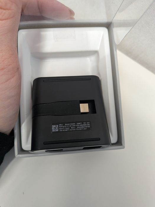 Oryginalny Adapter Dell DA200 USB-C 4w1 (HDMI, VGA, Ethernet, USB) | Nowy