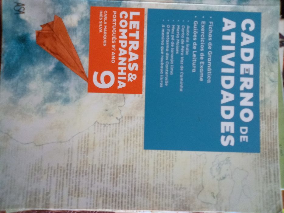 Caderno de atividades português 9 ano Letras &companhia