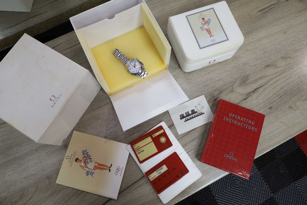 Omega Speedmaster Olympic ref 3513.20 Full set chronograph