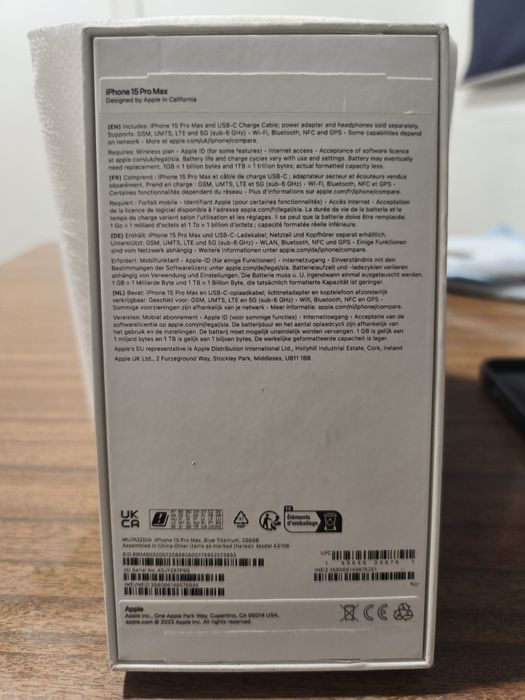 iPhone 15 pro max 256gb