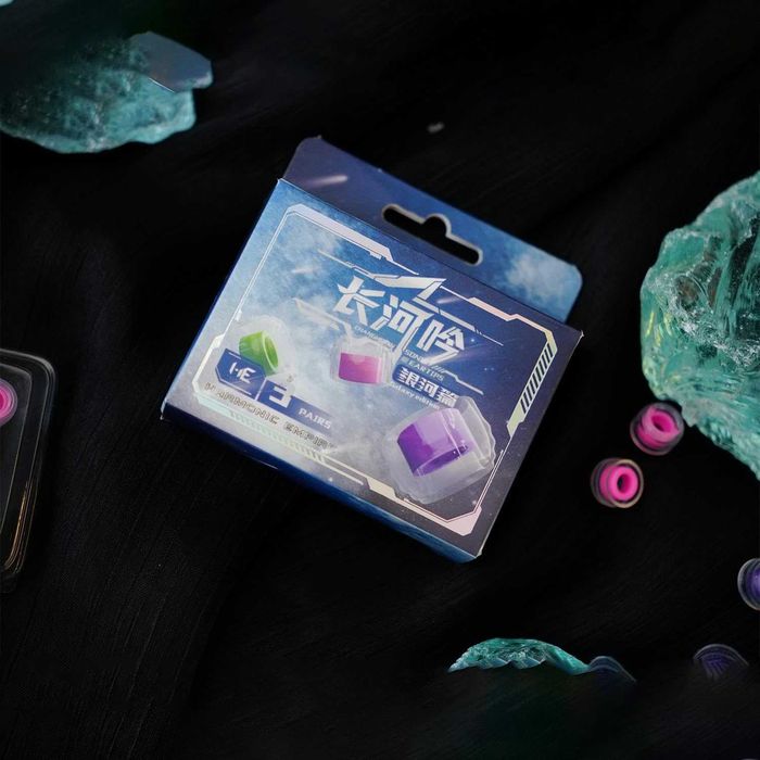 ‼️ Tangzu Sonic Galaxy Edition - сменные амбушюры S/M/L (3 пары) liquid silicone Wide Bore IEM