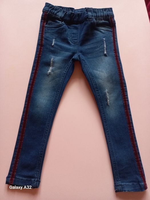 Zestaw dżinsy Cool club i sweterek 98