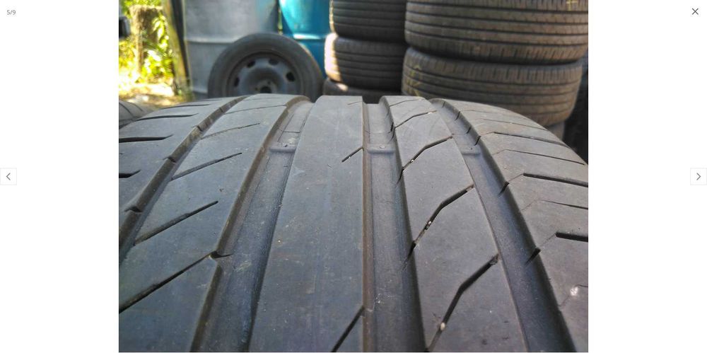 2x Continental ContiSportContact 5 255/40 R20 5,9-6,4mm