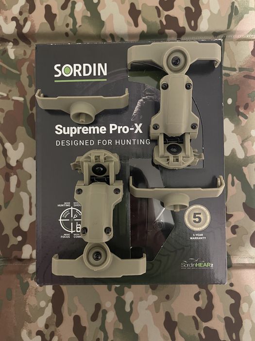 Sordin Supreme Pro-X + кріплення + гелеві амбушюри. Лідер військових навушників‼️