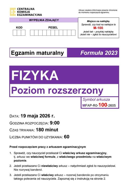 Korepetycje z Fizyki | Szkoła Podstawowa i Liceum (Podstawa + Rozszerzenie)