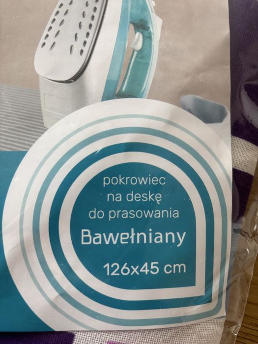 Pokrowiec na deske do prasowania bawełniany 126x45cm